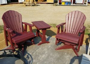 Red Maintenance Free Patio Furniture